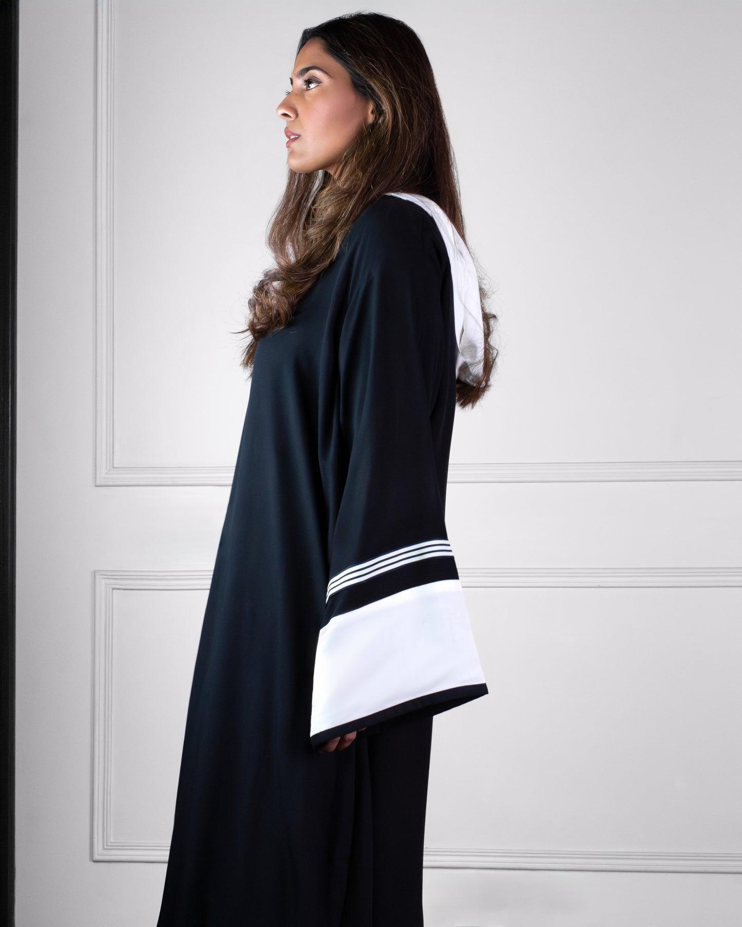 The Crescent Kaftan - Black